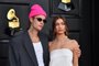 64th Annual Grammy Awards - ArrivalsCanadian singer-songwriter Justin Bieber (L) and US model Hailey Bieber arrive for the 64th Annual Grammy Awards at the MGM Grand Garden Arena in Las Vegas on April 3, 2022. (Photo by ANGELA  WEISS / AFP)Editoria: ACELocal: Las VegasIndexador: ANGELA  WEISSSecao: musicFonte: AFPFotógrafo: STF<!-- NICAID(15428418) -->
