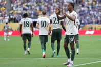 EAST RUTHERFORD, NEW JERSEY - JULY 08: Joao Pedro of Chelsea FC celebrates scoring his team's first goal during the FIFA Club World Cup 2025 semi-final match between Fluminense FC and Chelsea FC at MetLife Stadium on July 08, 2025 in East Rutherford, New Jersey.   Buda Mendes/Getty Images/AFP (Photo by Buda Mendes / GETTY IMAGES NORTH AMERICA / Getty Images via AFP)<!-- NICAID(16076008) -->
