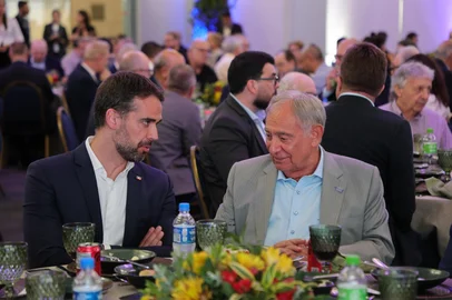 Claúdio Bier e Eduardo Leite no evento INDX<!-- NICAID(15998169) -->