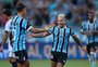 Soteldo vibra com estreia na Arena em goleada do Grêmio: "Tenho muita confiança"