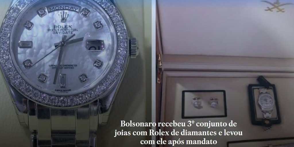 Bolsonaro recebeu terceiro pacote de joias da Arábia Saudita, diz jornal | GZH
