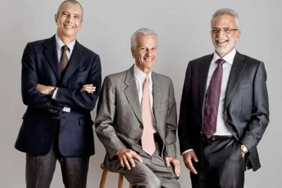 Carlos Alberto Sicupira, Jorge Paulo Lemann e Marcel Herrmann Telles<!-- NICAID(15328851) -->