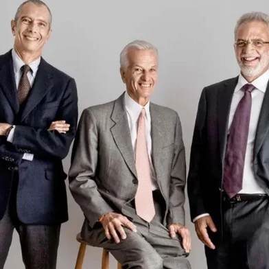 Carlos Alberto Sicupira, Jorge Paulo Lemann e Marcel Herrmann Telles<!-- NICAID(15328851) -->