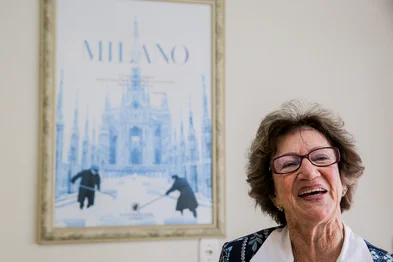 Caxiense preserva a língua milanesa, na foto, Jandira Luiza Radaelli Rissi, 87. (Neimar De Cesero/Agência RBS)Indexador: Neimar De Cesero<!-- NICAID(16032950) -->