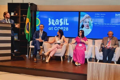 Plano ABC+ RS é tema de  na COP 28Pesquisador Jackson Brilhante, da Secretaria da Agricultura do RS, participou de  em Dubai<!-- NICAID(15622381) -->