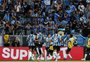 Jogadores do Grêmio comemoram vitória e projetam o próximo Gre-Nal: "Temos de usar a vantagem a nosso favor, não contra"