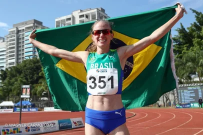 Jaqueline Weber, atletismo