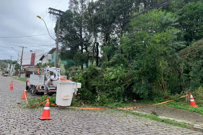 Temporal deixou marcas nos bairros Serranos e Eldorado, em Caxias do Sul<!-- NICAID(15641153) -->