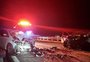 Colisão frontal deixa cinco feridos na BR-285 entre Passo Fundo e Carazinho