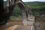 Muçum, RS, BRASIL, 04/10/2023-Trinta dias após enchente, ponte de Muçum continua sem previsão de ser restaurada.  Foto: Anselmo Cunha/Agencia RBS<!-- NICAID(15559677) -->