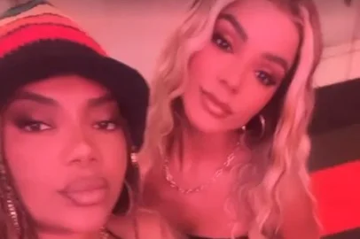Ludmilla e Brunna no aniversário da cantora