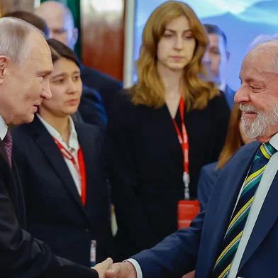 Presidente da RepÃºblica, Luiz InÃ¡cio Lula da Silva, durante jantar oferecido pelo Presidente da FederaÃ§Ã£o da RÃºssia, Vladimir Putin.Grande PalÃ¡cio do Kremlin.Foto: Ricardo Stuckert / PR<!-- NICAID(16033619) -->