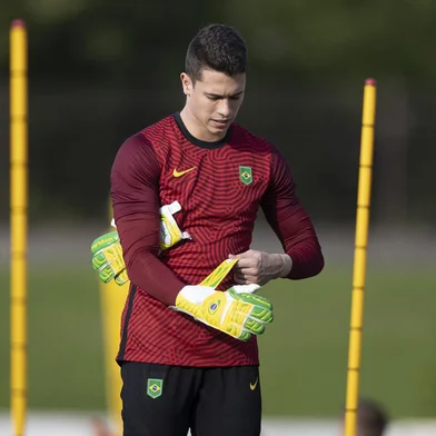 brenno treinando com a seleção olímpica para os jogos de tóquio<!-- NICAID(14840428) -->