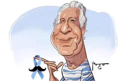 10/11/2023 - FRASES DA SEMANA, Caricatura de Antônio Fagundes. ARTE: GILMAR FRAGA, AGÊNCIA RBS (OLINE)<!-- NICAID(15594090) -->