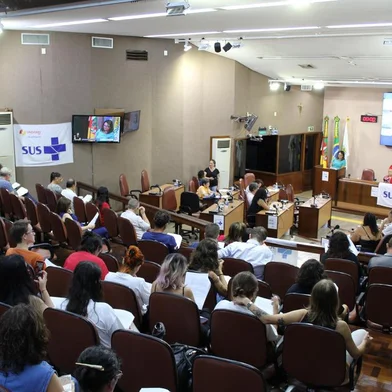 Conferência Municipal de Saúde realizada em Caxias do Sul, no plenário da Câmara dos Vereadores. Foto: Cristiane Barcelos / Divulgação<!-- NICAID(15373146) -->