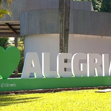 ALEGRIA, RS, BRASIL - Entrada do município de Alegria, no noroeste do Rio Grande do Sul (Foto: Reprodução/RBS TV)<!-- NICAID(16136050) -->
