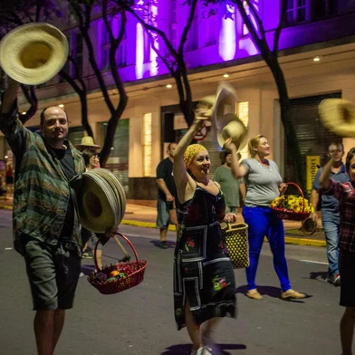 Imagens do ensaio do desfile alegórico da Festa da Uva 2024<!-- NICAID(15669655) -->