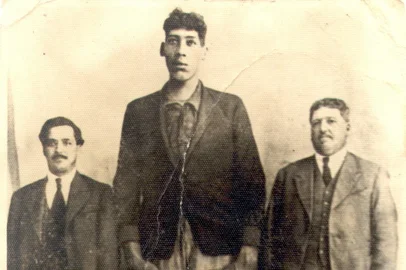 Francisco Ângelo Guerreiro, conhecido como Gigante Rio-Grandense.<!-- NICAID(14919851) -->