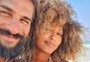 Sheron Menezzes e Saulo Camelo se casam em praia do Rio de Janeiro
