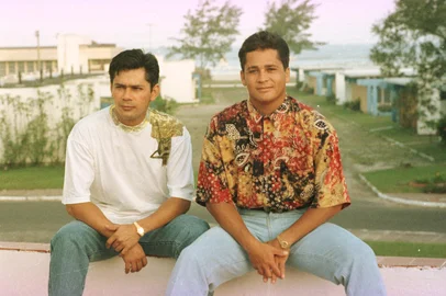 Dulce Helfer / Agencia RBS A dupla sertaneja Leandro e Leonardo, que fizeram grande sucesso durante a década de 90.<!-- NICAID(1940212) -->
