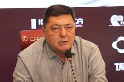 CAXIAS DO SUL, RS, BRASIL, 04/03/2026. Reapresentação Caxias e apresentação novo executivo no Estádio Centenário. (Ariéli Ziegler/Agência RBS)Indexador: Arieli Ziegler<!-- NICAID(16238247) -->