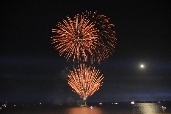 PORTO ALEGRE,RS,BRASIL.2023,01,01.Festa do ano na orla.(RONALDO BERNARDI/AGENCIA RBS).<!-- NICAID(15309052) -->
