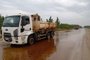MOSTARDAS / RS: O volume expressivo de chuvas, principalmente durante o final de semana, causou transtornos ao longo dos 700 quilômetros de estradas vicinais do município de Mostardas, no Sul do Estado.<!-- NICAID(15422542) -->