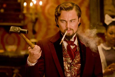 django livre, filme de quentin tarantino, com leonardo dicaprio<!-- NICAID(8182954) -->