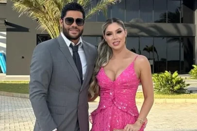 O atacante do Atlético Mineiro Hulk (38) e a médica Camila Ângelo (35)<!-- NICAID(15948299) -->