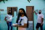 ELDORADO DO SUL, RS, BRASIL - 24/03/2021Maria Eduarda fez 15 anos e não pode ter sua festa, então, com o auxílio dos pais, montou kits de bolo e salgadinhos para entregar aos profissionais de saúde em Eldorado do Sul.<!-- NICAID(14742313) -->