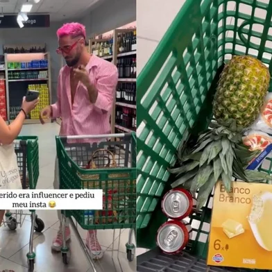 Theresa Gallian, que posta dicas de viagens nas redes sociais, viralizou ao gravar ida com amiga a rede de supermercados em que solteiros flertar ao andar com abacaxi no carrinho de compras.<!-- NICAID(15857127) -->
