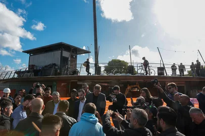 Porto Alegre, RS, Brasil - Após ser parcialmente destruído na enchente do ano passado, chegou a vez da prefeitura recuperar o trecho 1 da Orla do Guaíba. Foto: Jefferson Botega / Agencia RBSIndexador: jeff botega<!-- NICAID(16043245) -->