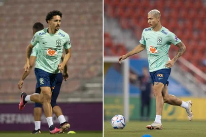 Richarlison e Marquinhos são cortados dos próximos amistosos da Seleção Brasileira<!-- NICAID(15379570) -->