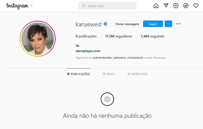 @kanyewest Instagram / Reprodução
