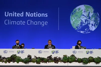 Britain's President for COP26 Alok Sharma speaks at an event during the COP26 UN Climate Change Conference in Glasgow on November 11, 2021. - Experts on Thursday cautiously welcomed a joint pact by China and the United States to accelerate climate action this decade, as COP26 negotiations edged towards their end with no clear plan to limit heating to 1.5C. (Photo by Paul ELLIS / AFP)<!-- NICAID(14940247) -->
