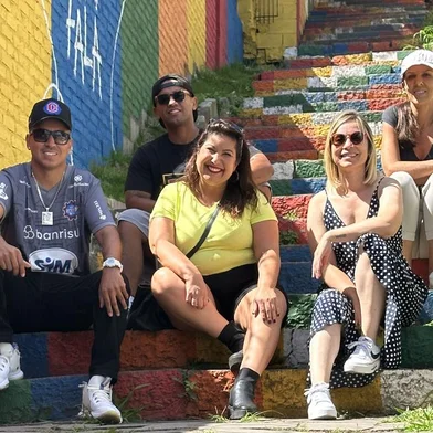 A atriz Mariana Xavier conheceu neste domingo pela manhã o projeto Mosaico da Quebrada, que é realizado em Caxias do Sul, no bairro Euzébio Beltrão de Queiroz.<!-- NICAID(15373076) -->