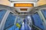 São Leopoldo, RS, Brasil, 30/09/2022 - Concluída restauração do veículo do aeromóvel da Trensurb - Foto: Lauro Alves/Agência RBS<!-- NICAID(15222207) -->