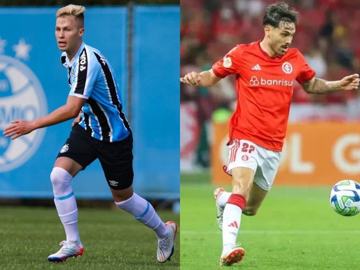 Renan Jardim / Grêmio FBPA e Ricardo Duarte / Inter Renan Jardim / Grêmio FBPA e Ricardo Duarte / Inter