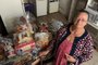 Noeli Maria Silva dos Passos, 69 anos, moradora da Vila Cruzeiro, zona sul de Porto Alegre, avó que cuida dos 7 netos e ganhou surpresa de Páscoa em corrente do bem.<!-- NICAID(15069249) -->