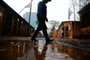 Porto Alegre, RS, Brasil, 03/09/2023 - Primeiro domingo de acampamento farroupilha com chuva e pouco movimento. - Foto: Jonathan Heckler/Agência RBS<!-- NICAID(15530016) -->