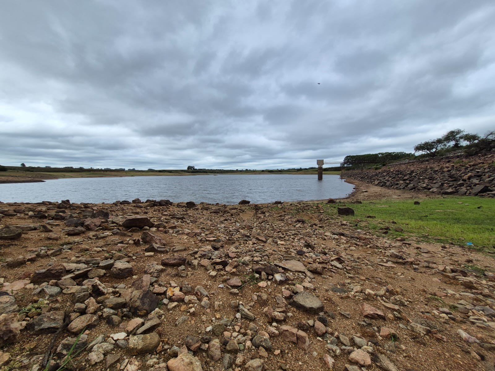 Principal reservat&oacute;rio de Bag&eacute; atinge 7 metros abaixo do n&iacute;vel normal e agrava risco no abastecimento