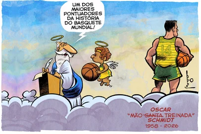 PORTO ALEGRE, RS, BRASIL, 17-04-2026: Charge do Fraga. Foto: Gilmar Fraga/Agência RBS<!-- NICAID(16268501) -->