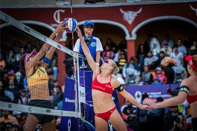 vôlei de praia, Duda, Hughes