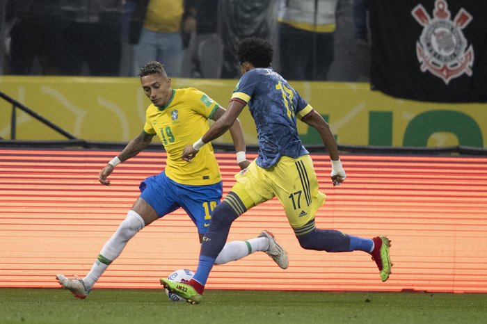 Brasil vence a Colômbia e garante vaga na Copa do Mundo do Catar