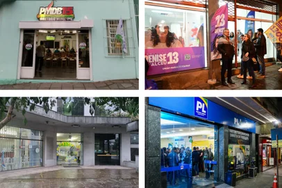 Os quatro comitês dos candidatos a prefeitura de Caxias estão na área central da cidade. <!-- NICAID(15848760) -->