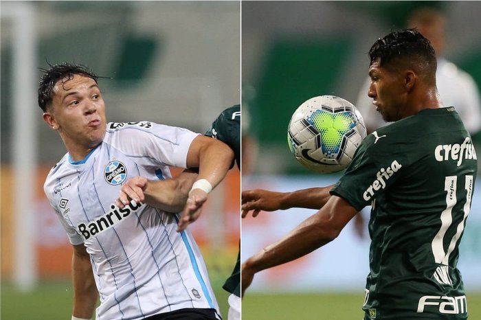 Montagem sobre fotos de Cesar Greco / Palmeiras Montagem sobre fotos de Cesar Greco / Palmeiras