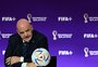 Infantino explica veto ao álcool na Copa e nega mal-estar com governo do Catar