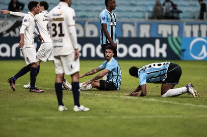 PORTO ALEGRE, RS, Brasil: Grêmio x Esportivo Luqueño, Sul Americana. Fotos: Duda Fortes/Agencia RBS<!-- NICAID(16048848) -->