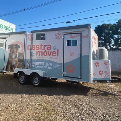 Prefeitura de Caxias do Sul recebeu o Castramóvel. Veículo será utilizado na castração de cães e gatos em bairros do município<!-- NICAID(15398813) -->
