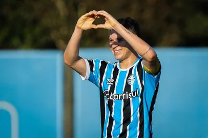 Grêmio x São Borja - Copa FGF - 31/8/2023Fotos: Renan Jardim / Grêmio FBPANatã, zagueiro do Grêmio